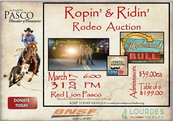 rodeo auction poster